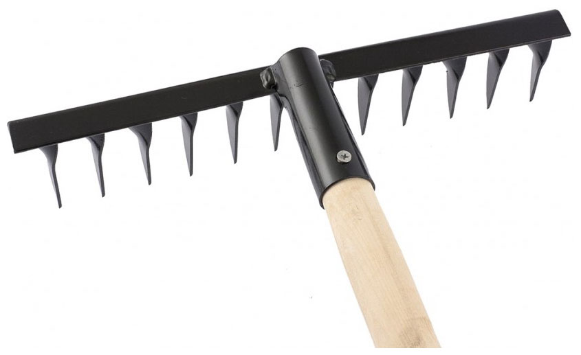 Изображение товара Грабли Сибртех стальные, 300х1300 мм, деревянный черенок 61744