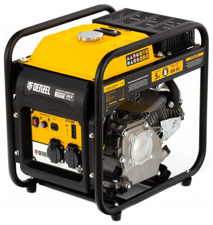 Изображение товара Электрический генератор и электростанция Denzel 94705 GT-3500iF