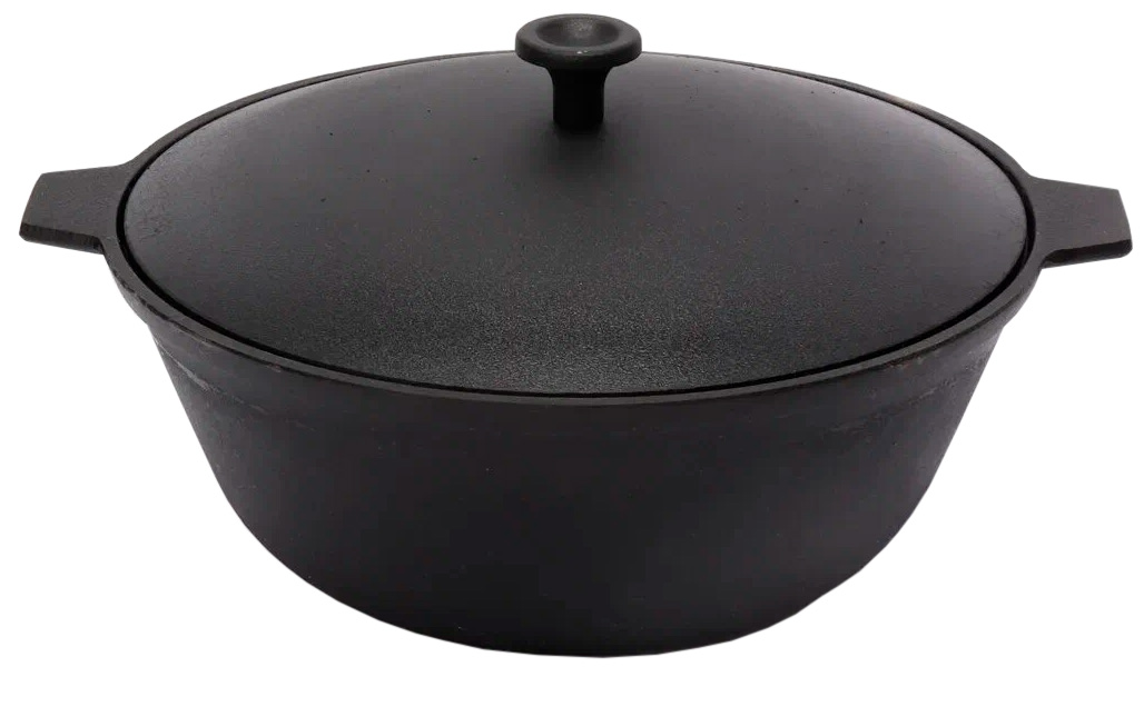 Изображение товара Чугунный котел с алюминиевой крышкой 3 л Камская посуда к31