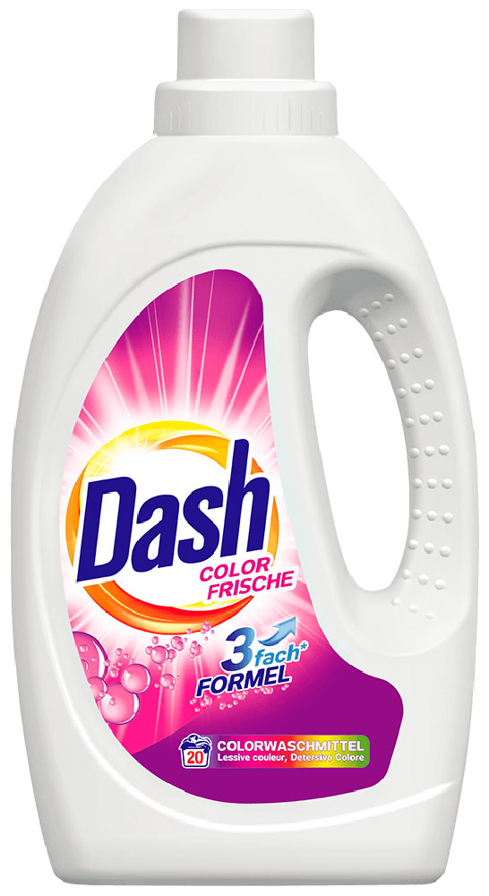 Жидкое средство для стирки цветного белья Dash Color Frische 3 fash FORMEL 1.1 л, 20 стирок