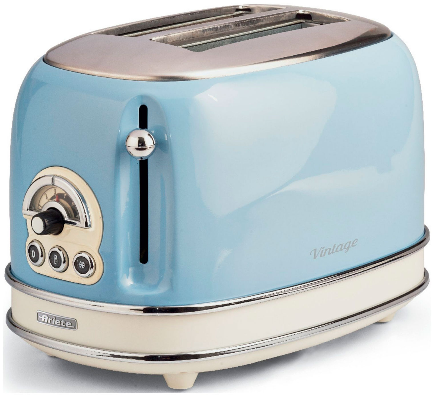 Изображение товара Тостер Ariete Vintage 155/15 Б0026716 голубой Изображение товара Тостер Ariete Vintage 155/15 Б0026716 голубой