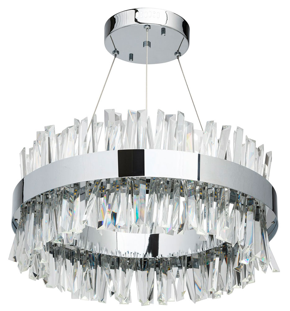 

Люстра подвесная MW-light Аделард 75W LED 220 пульт 642014601, Серебристый