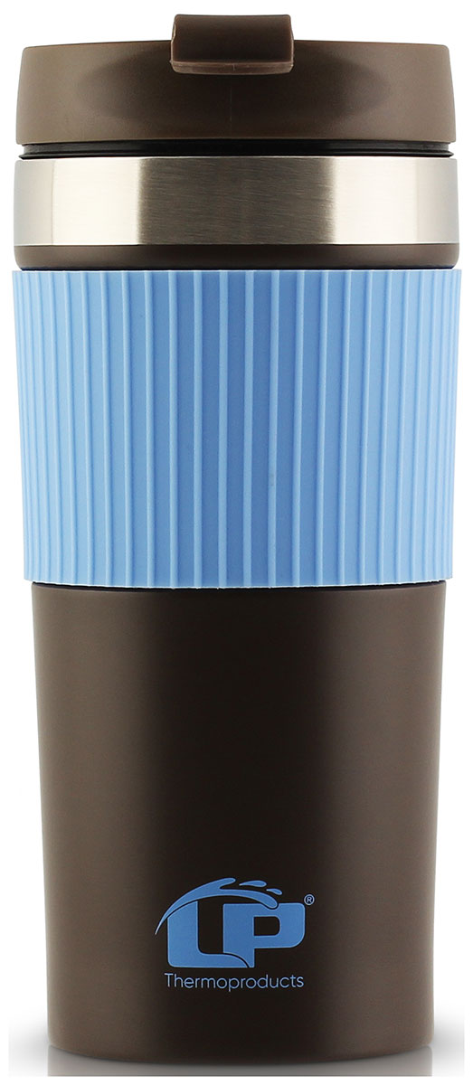 Кружка-термос LP ''On Move'' 0.35 л, встроенный фильтр-поршень, голубой (80333)