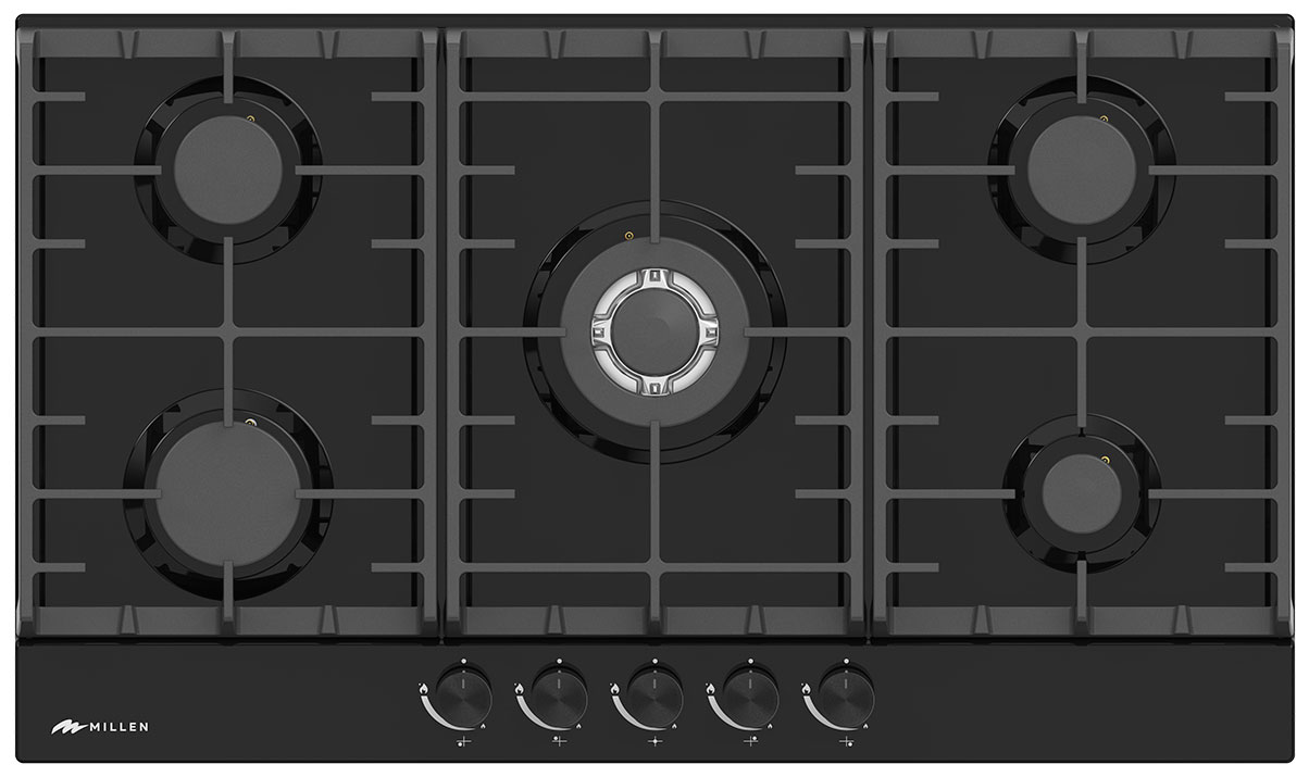 

Газовая варочная панель Millen MGH 901 BL, Черный