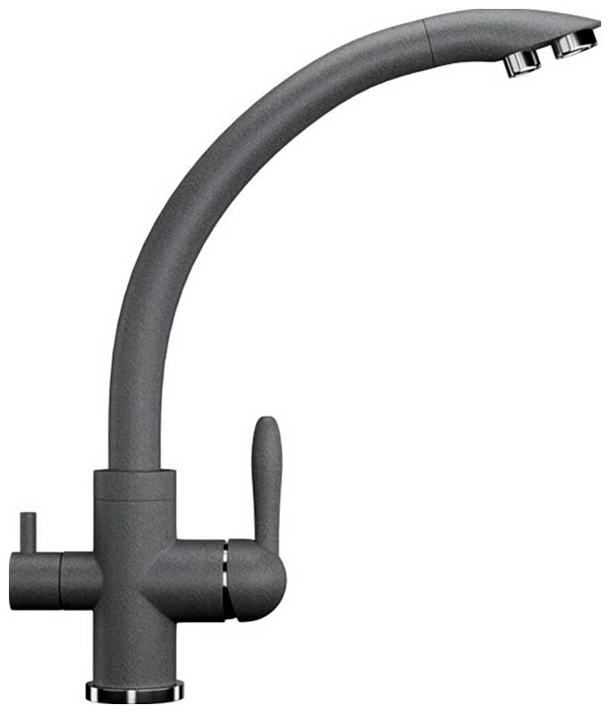 

Кухонный смеситель Ulgran U-017/темно-серый (U-017-309)