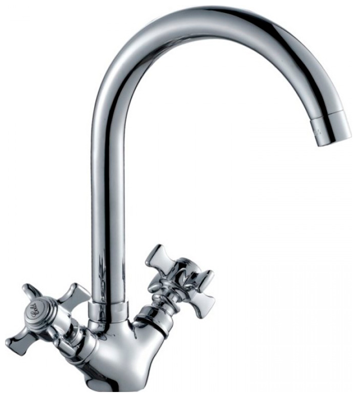 Изображение товара Смеситель для кухни Haiba HB24 с поворотным изливом и аэратором