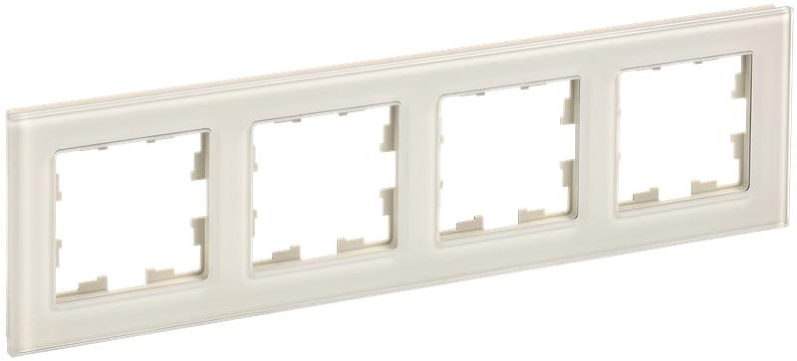 Изображение товара Декоративные рамки и основания IEK BRITE РУ-4-2-БрВа, 4 места, IP20, Китай
