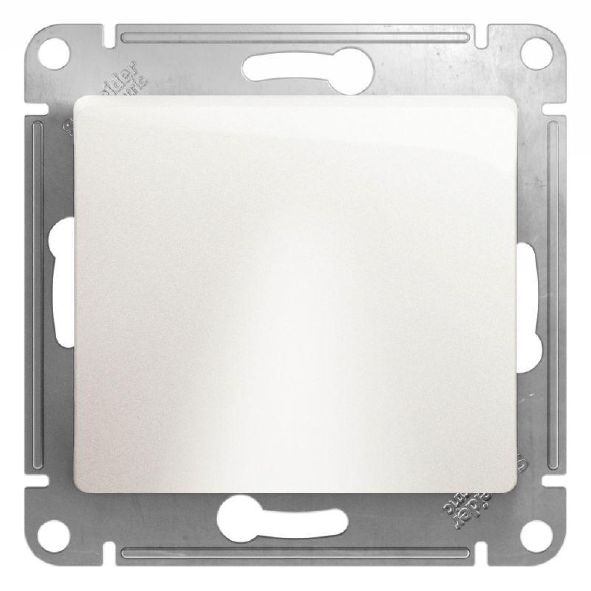 Изображение товара Рамки декоративные основания для электросчетчиков Systeme Electric Glossa перламутр IP20