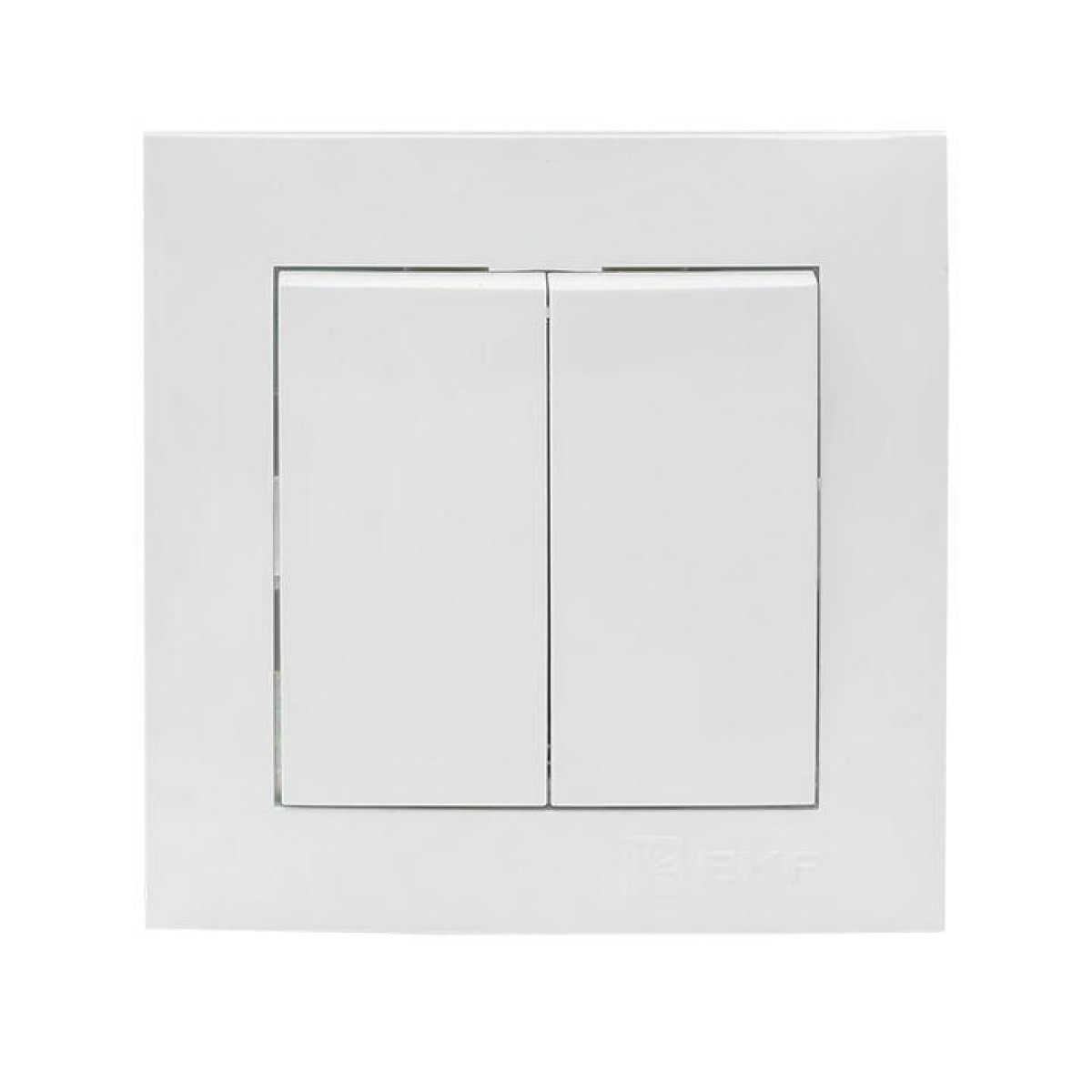 Изображение товара Выключатель 2-кл Валенсия EKF IP20 белый 10А скрытая установка