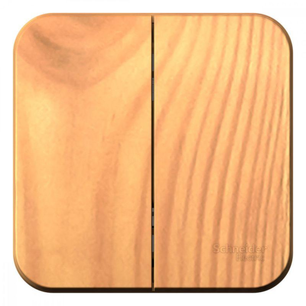 Изображение товара Выключатели, переключатели, диммеры Systeme Electric Выключатель 2-кл. ОП Blanca 10А IP20 (сх. 5) 250В с изолир. пластиной ясень SE