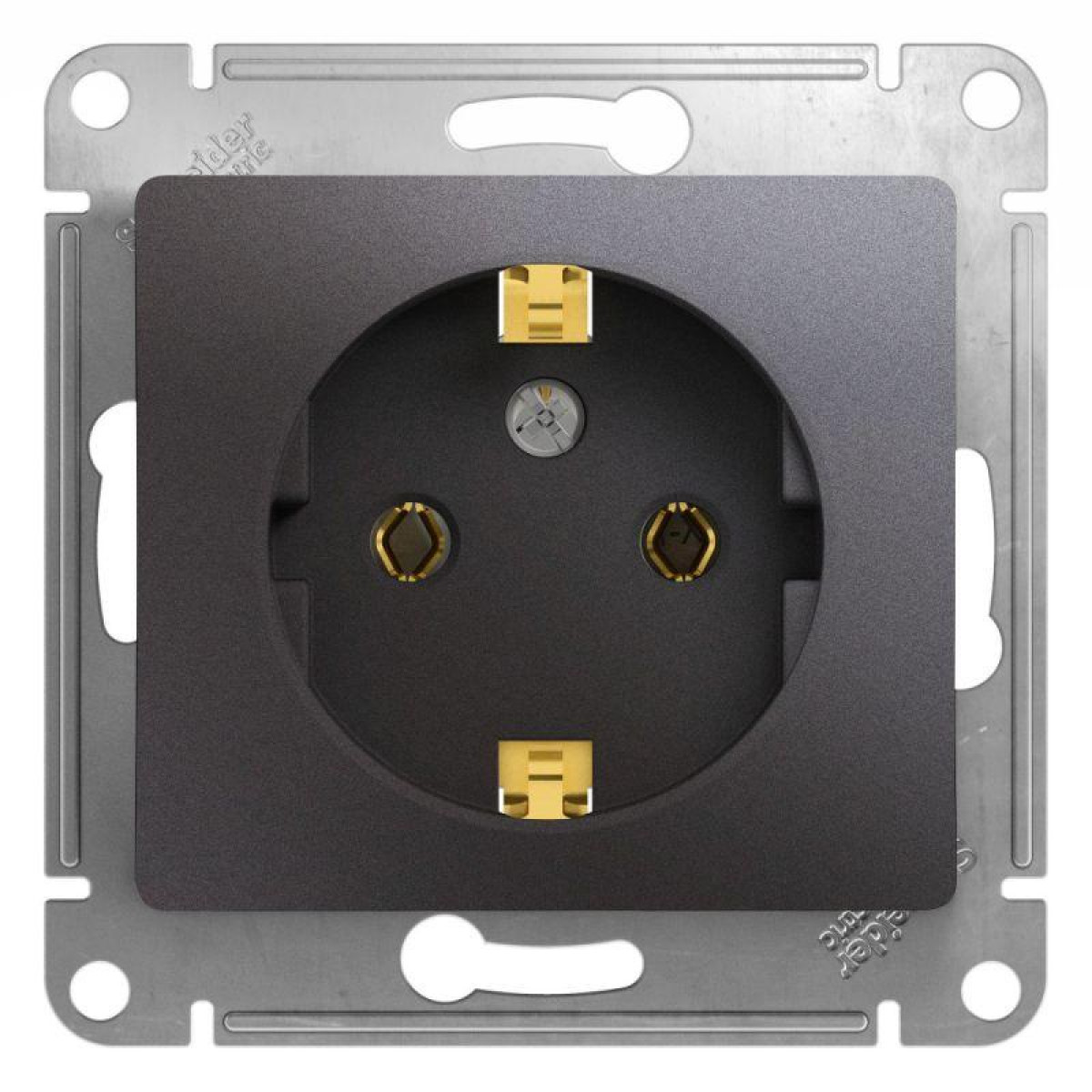 Изображение товара Розетка Systeme Electric Glossa 16А IP20 встраиваемая с заземлением Россия