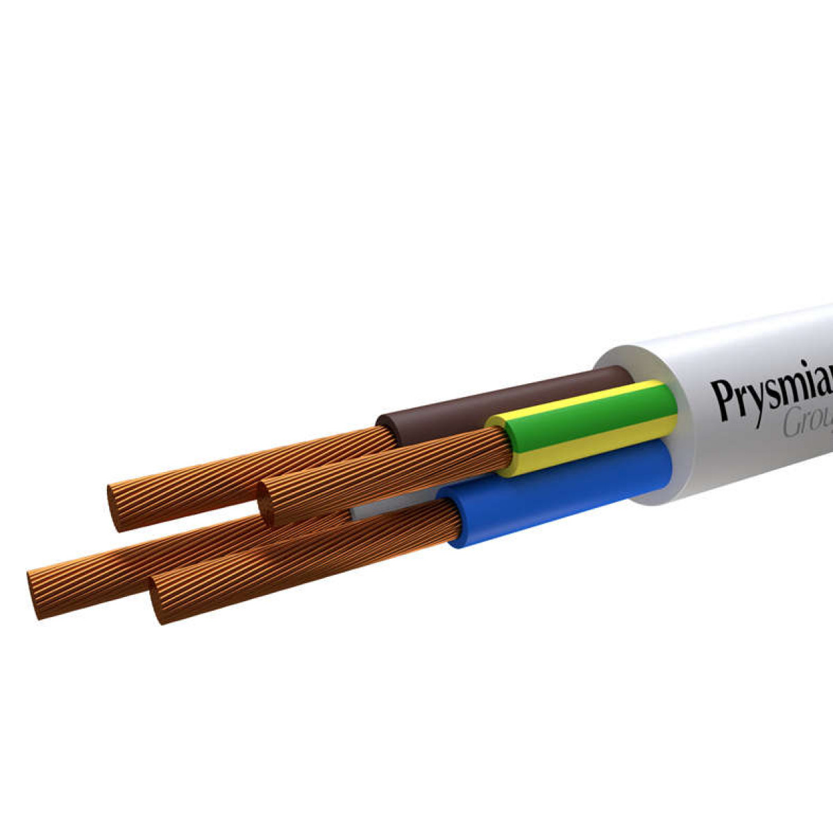 Изображение товара Кабели, провода и аксессуары РЭК-PRYSMIAN Провод ПВС 4х2.5 Б (бухта) (м)