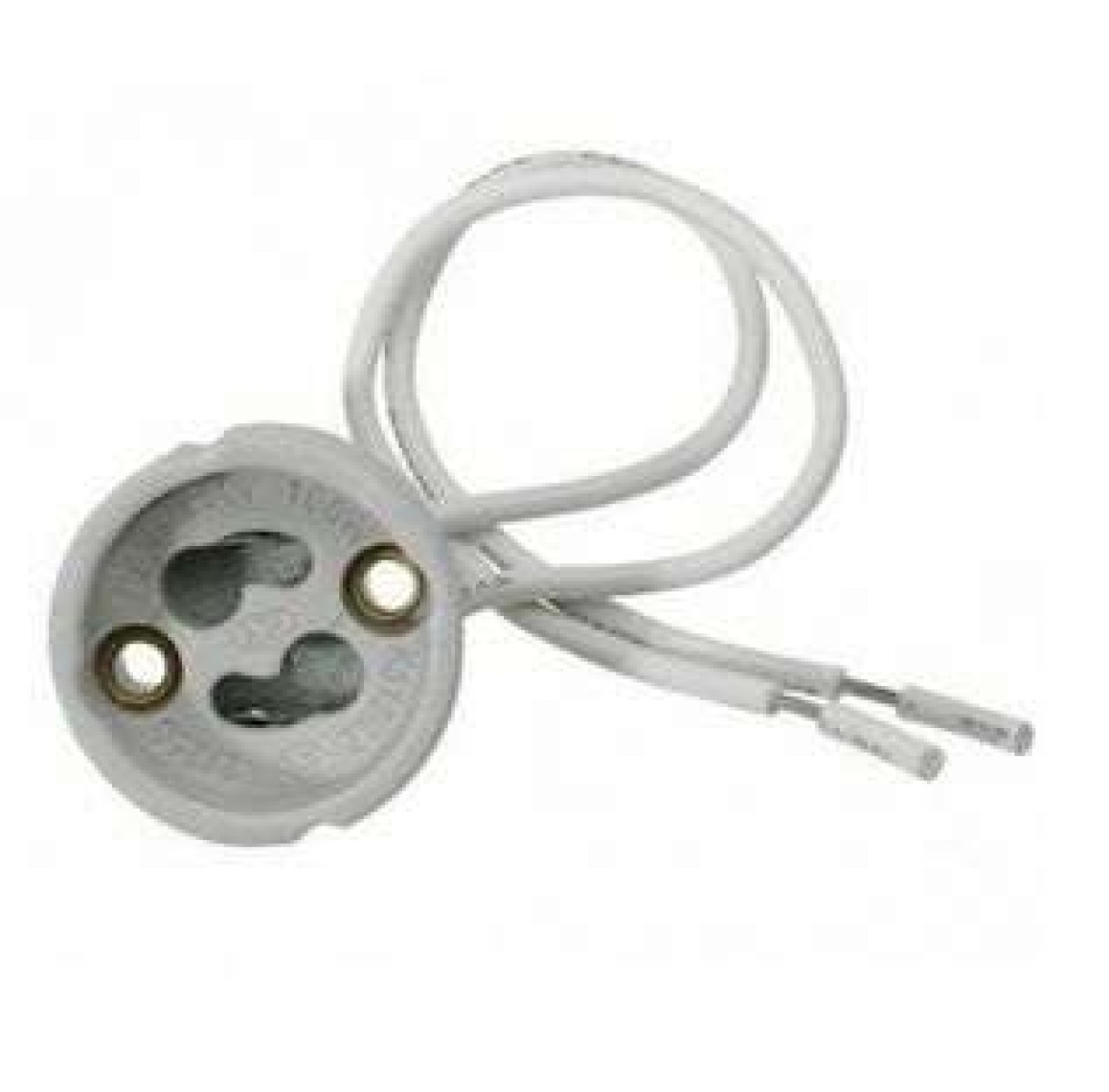 Изображение товара Патрон Универсал GU10 провод 2х0.75 15см 2А 250В с этикеткой UNIVersal