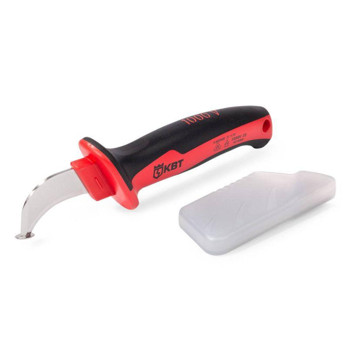 Изображение товара Диэлектрический нож КВТ НМИ-01 175 мм для электромонтажа и ремонта