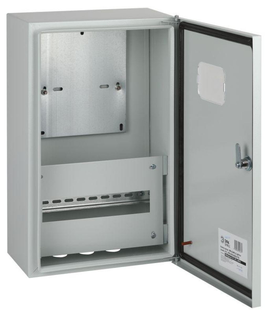 Изображение товара Высоковольтный металлический корпус ЭРА ЩРУНг 3/12 IP54 для электрооборудования