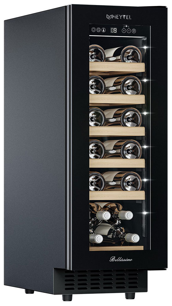 

Винный шкаф Meyvel MV19NH-KBT1, Черный