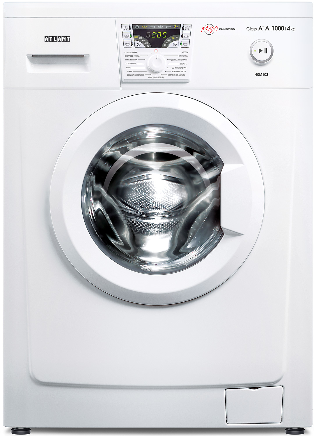 Изображение товара Узкая автоматическая стиральная машина Atlant СМА-40 М 102-00 4 кг A+