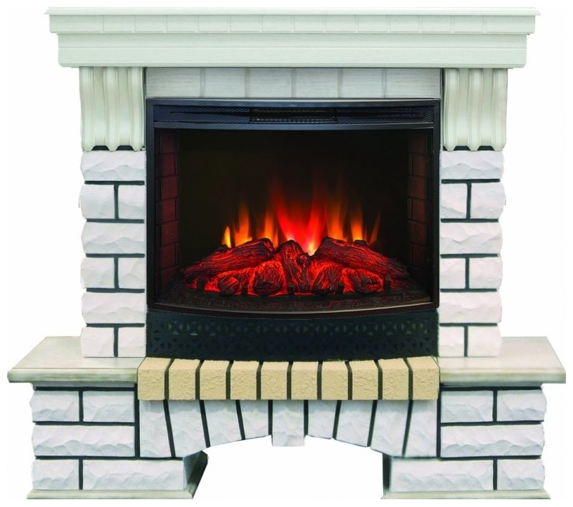 

Каминокомплект Realflame Country 25/25,5 WT с Evrika 25,5 LED, Белый