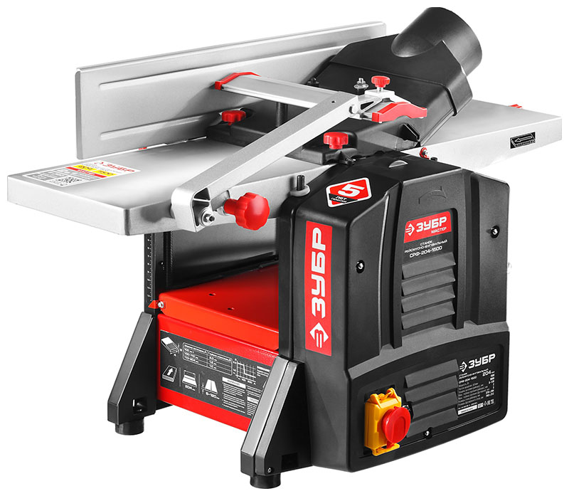 Изображение товара Станок рейсмусно-фуговальный Зубр МАСТЕР СРФ-204-1500