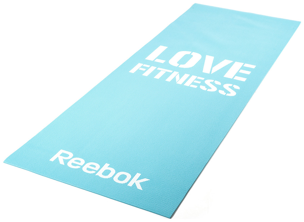 Коврик для йоги и фитнеса Reebok Love (голубой) RAMT-11024BLL коврик для фитнеса demix голубой