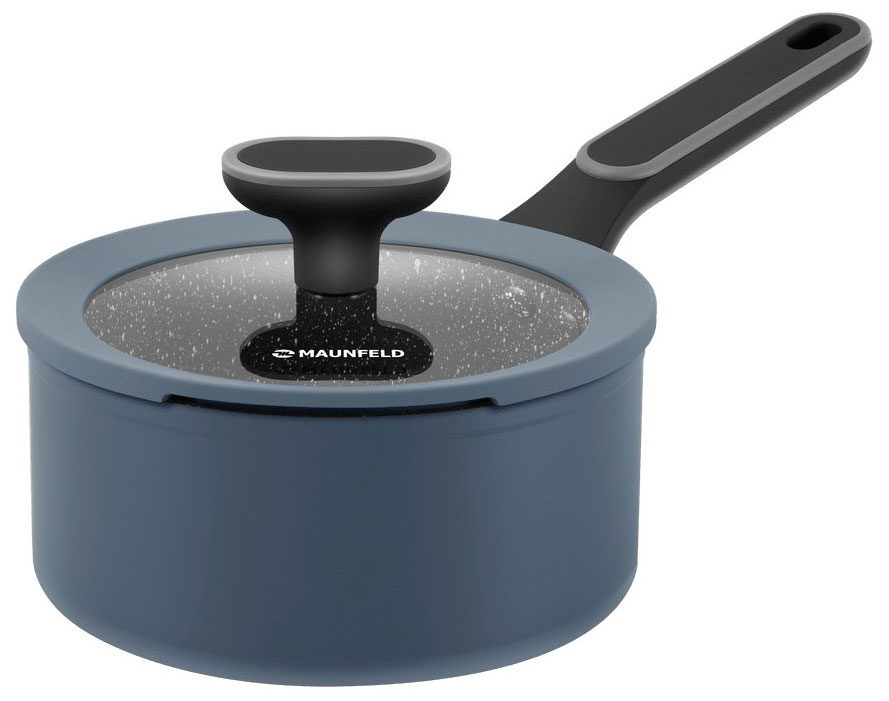 Изображение товара Ковш Maunfeld FRIDA MSP15FA02DG, со стеклянной крышкой, 16 см