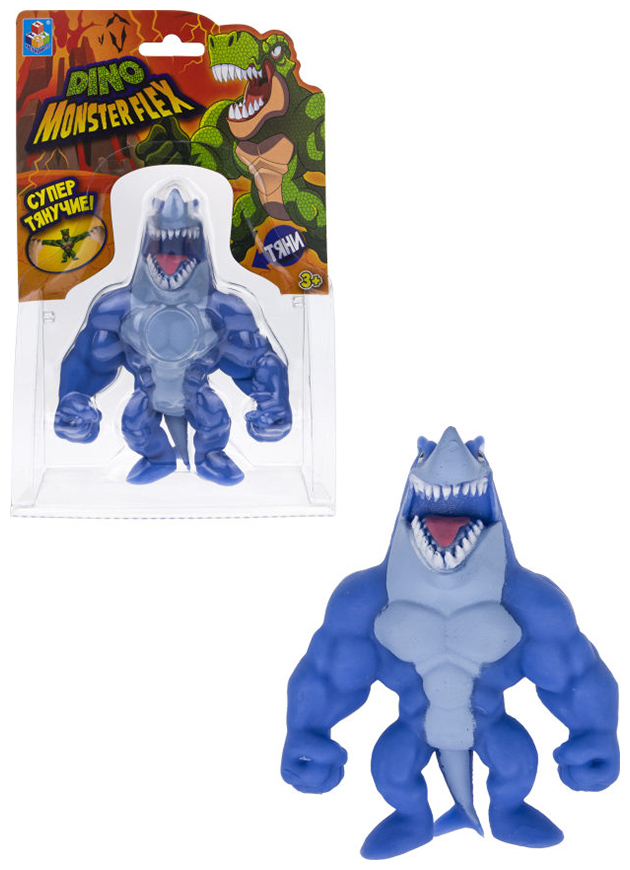 Изображение товара Тянущаяся фигурка 1 Toy MONSTER FLEX DINO ШАРКО 14 см, блистер