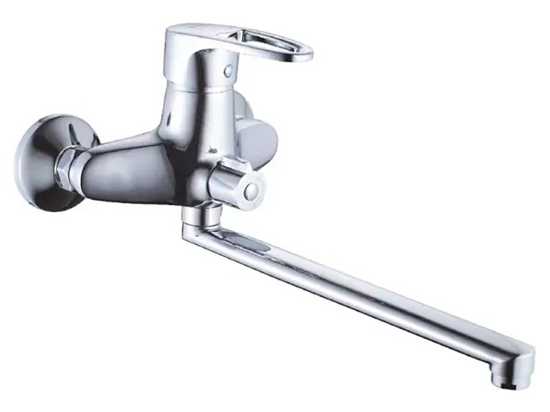 Изображение товара Смеситель для ванной Cron хром CN2265 двухвентильный с поворотным изливом