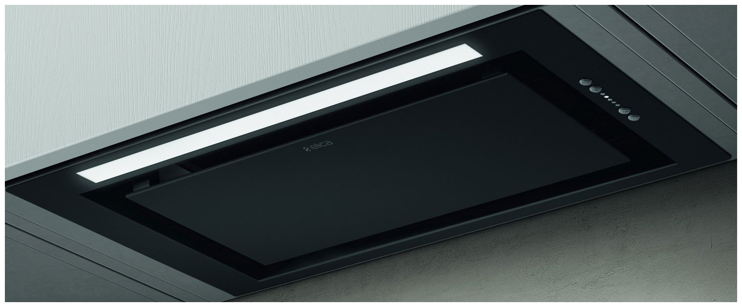 Изображение товара Вытяжка встроенная Elica LANE SENSOR BL MAT/A/72 черный матовый 1200 м3/ч