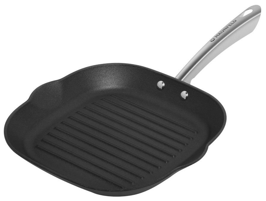 Изображение товара Сковорода-гриль Maunfeld HOWARD MGP28LC15 28 см облегчённый чугун универсальная