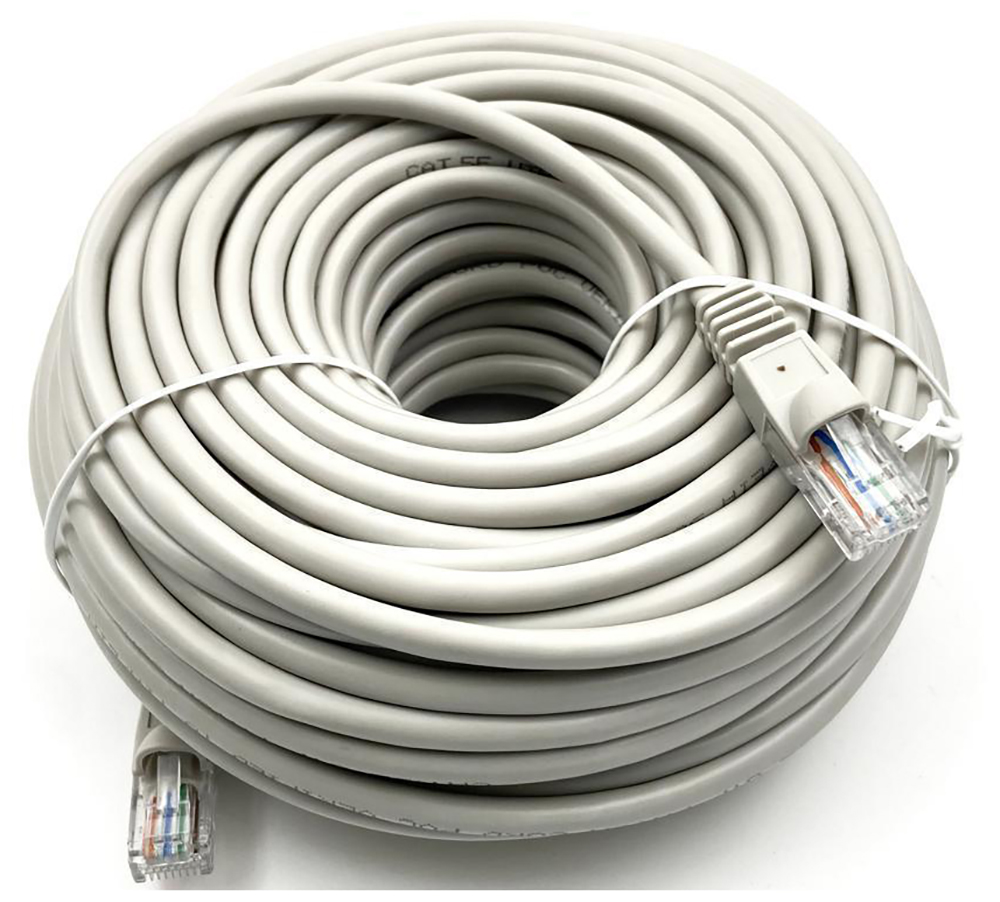 Изображение товара Патч-корд UTP 5E 30м серый RJ-45 RJ-45 Ethernet кабель