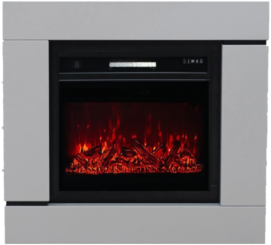 Изображение товара Электрический каминокомплект Elekam Lazio с очагом Pulsar 23, графит грей