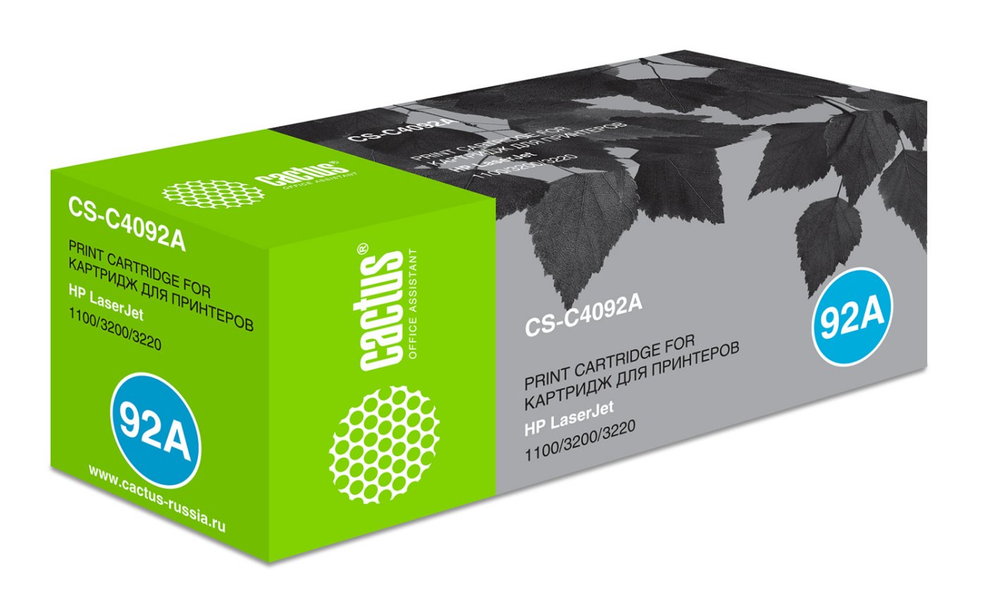 Изображение товара Картридж лазерный Cactus CS-C4092A для HP 2500 стр черный