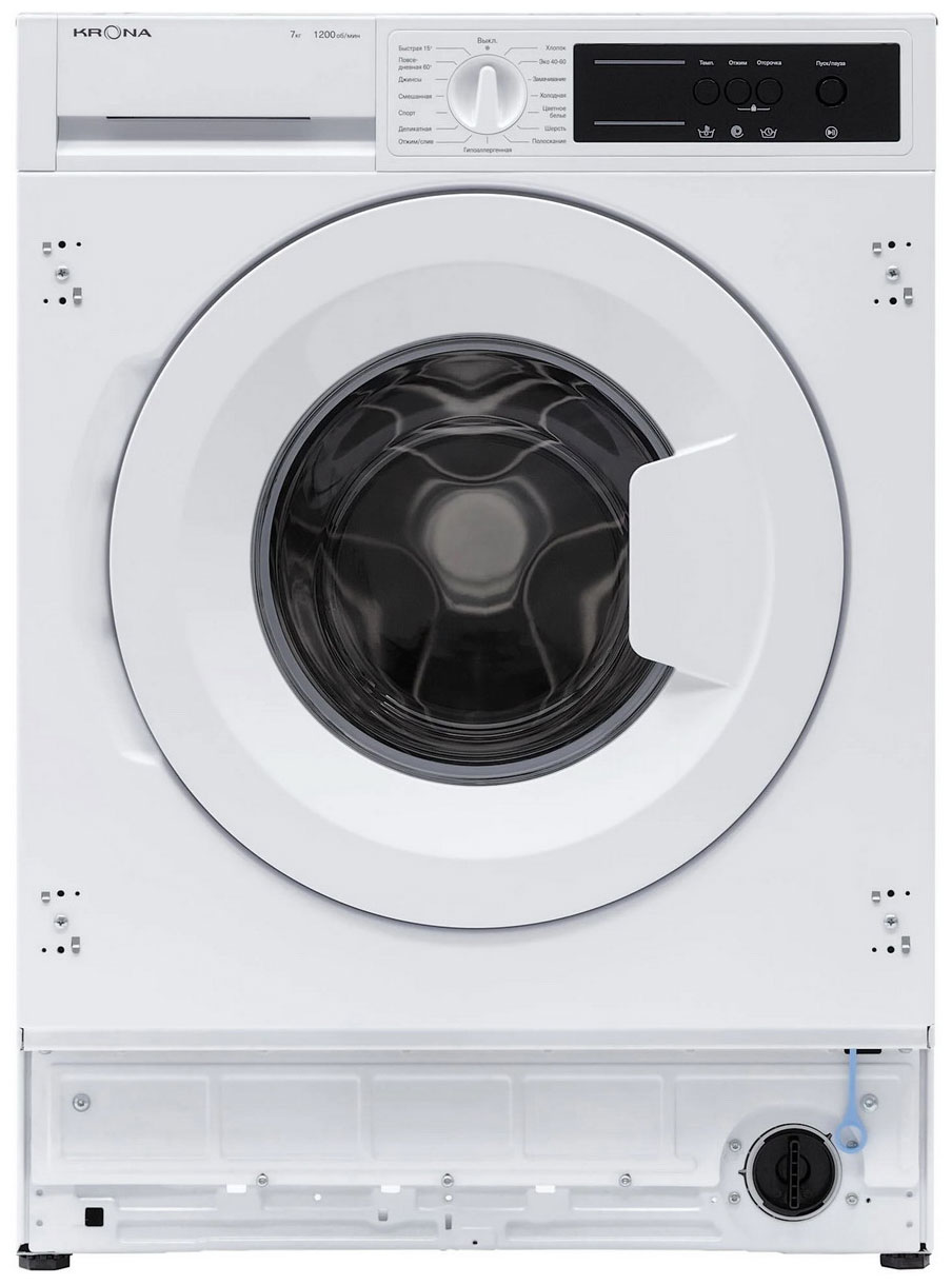 Встраиваемая стиральная машина Krona ZIMMER 1200 7K WHITE