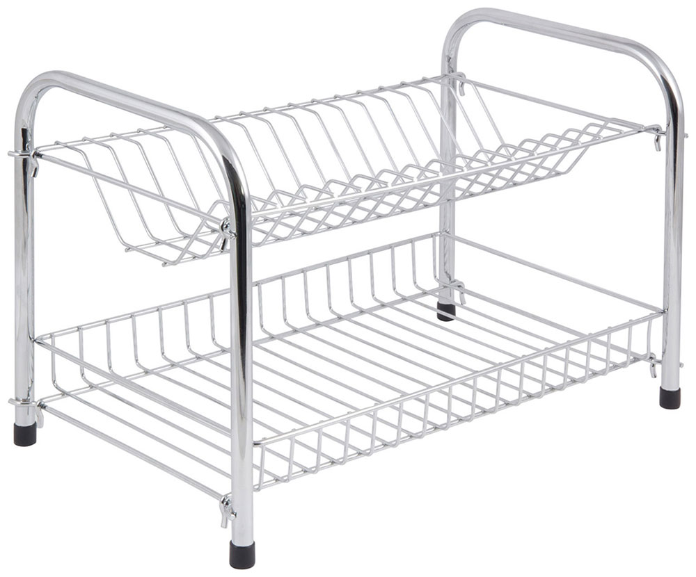 Изображение товара Сушилка для посуды Рыжий кот W3856E, двухуровневая (310859)