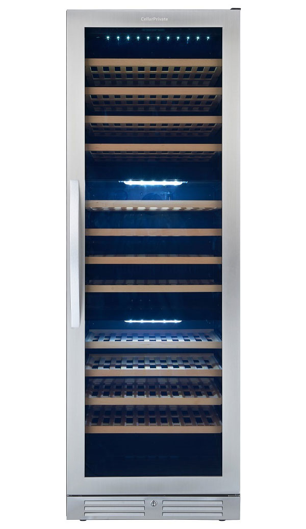 Изображение товара Встраиваемый винный шкаф Cellar Private CP154-3T 415 л 143 бутылки компрессорный