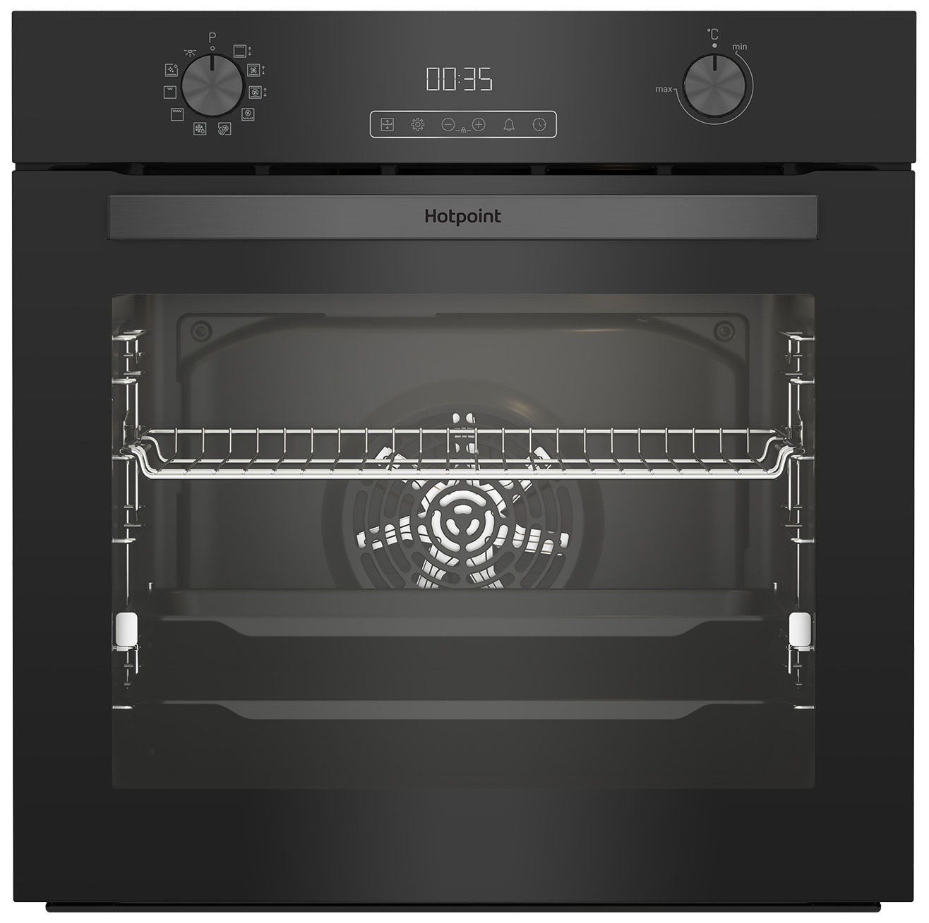 Электрический духовой шкаф Hotpoint FE9 831 JSH BLG, черный