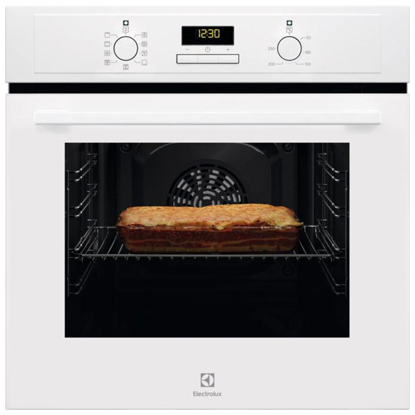 Изображение товара Электрический духовой шкаф Electrolux EOF3H40BW 65 л, гриль, конвекция, встраиваемый