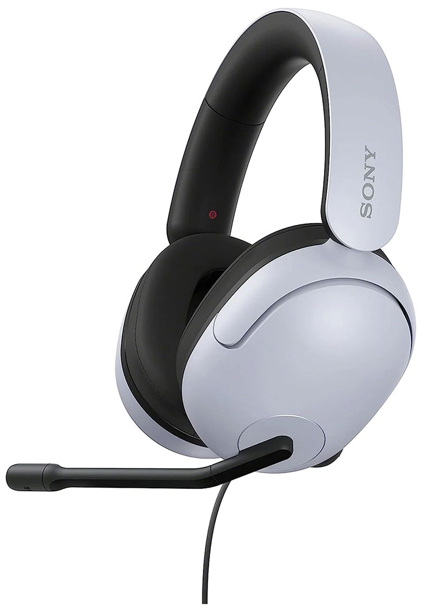 Изображение товара Проводная игровая гарнитура Sony INZONE H3, белые/черные (MDR-G300)