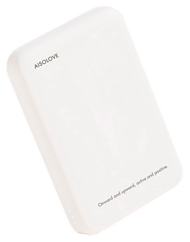 Внешний аккумулятор Solove 5000 mAh, Magnetic MagSafe, 20W, QC 3.0, PD 3.0, 3A, Lightning input + Type-C input/output dual side (W12 White RUS)