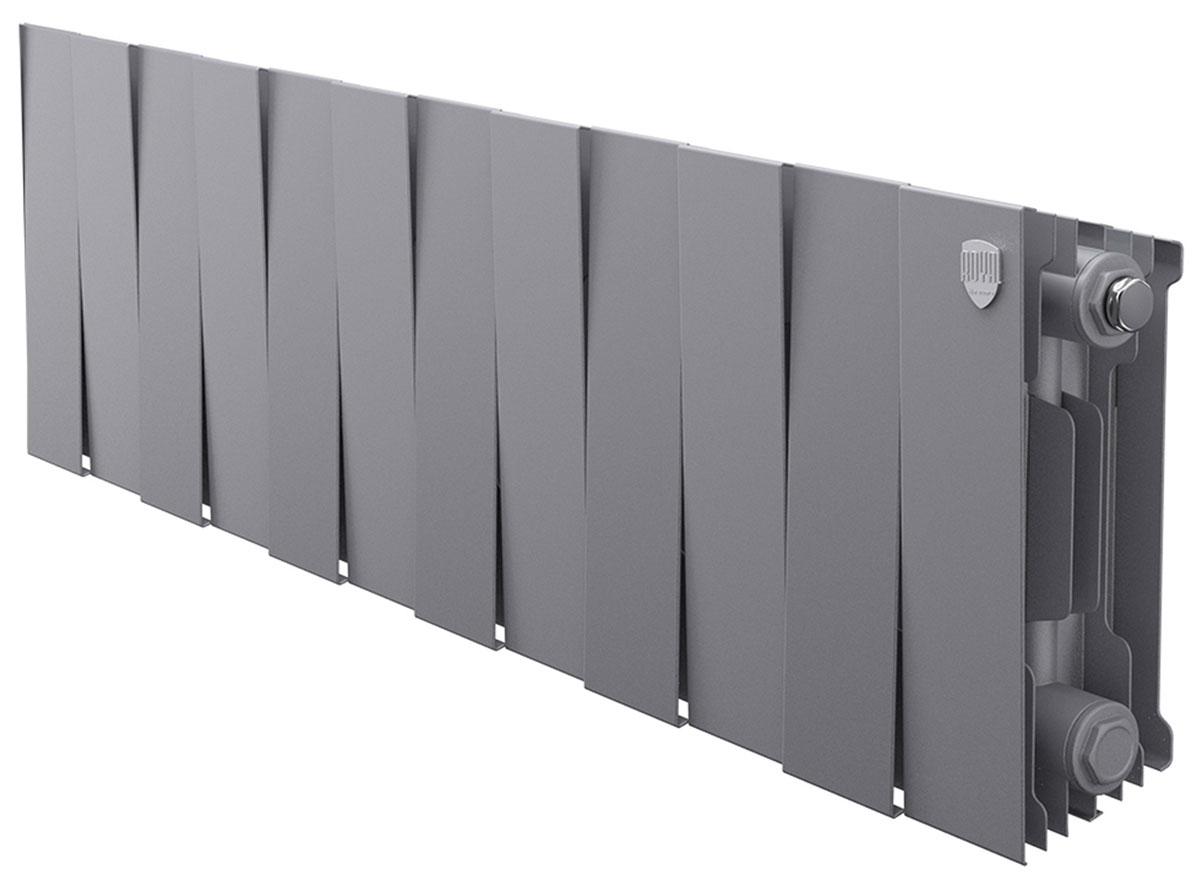 Изображение товара Водяной радиатор отопления Royal Thermo PianoForte 200 Silver Satin 12 секций