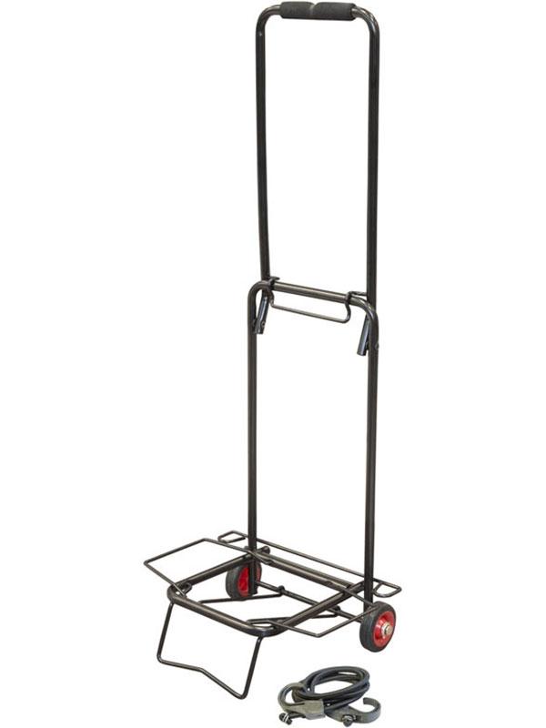 Изображение товара Тележка Рыжий кот BX-15ZP-2, прочная пластиковая и стальная тележка для перевозки до 15 кг