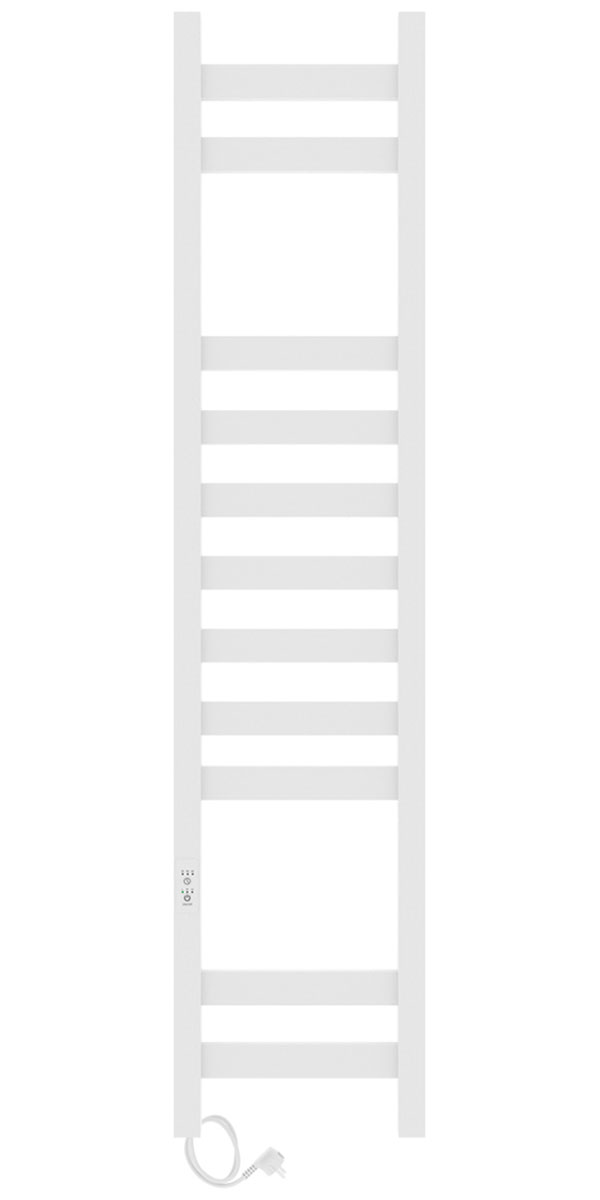 Изображение товара Электрический полотенцесушитель Laris Флавиа 1000x230 мм белый муар с терморегулятором
