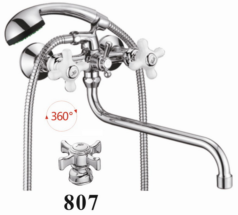 Изображение товара Смеситель для ванной комнаты D-Lin D145807 хромированный