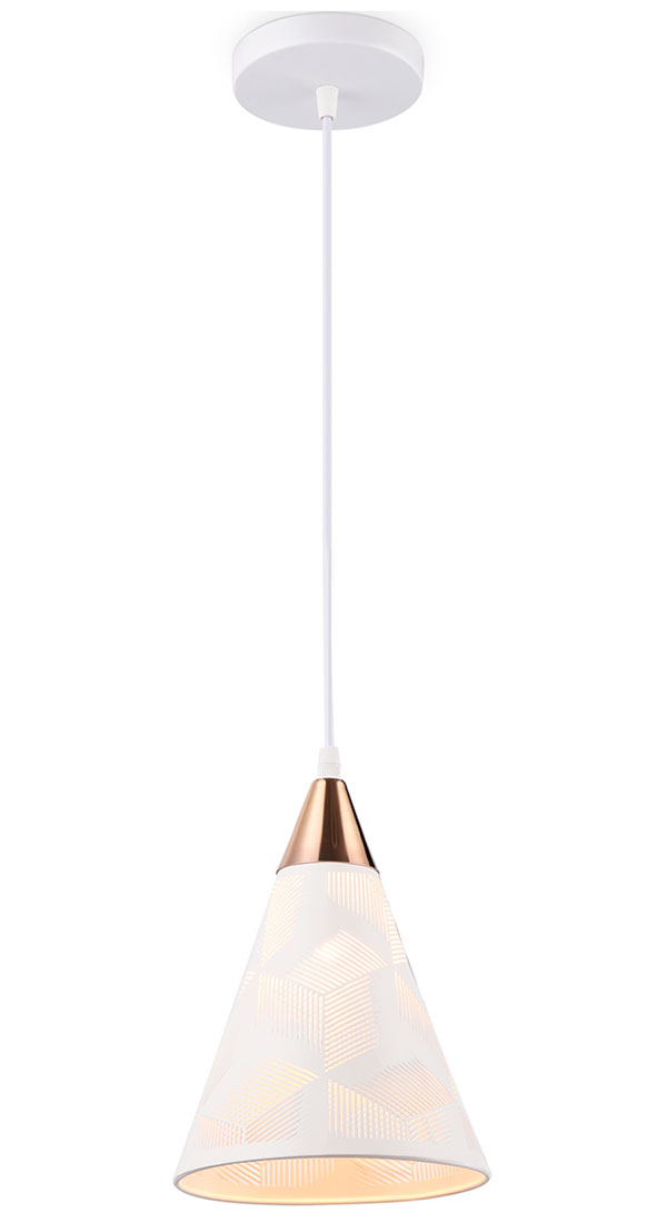 Изображение товара Подвесной светильник Ambrella Light Traditional Loft TR8429 - стиль лофт, белый металл, 1 лампа E27