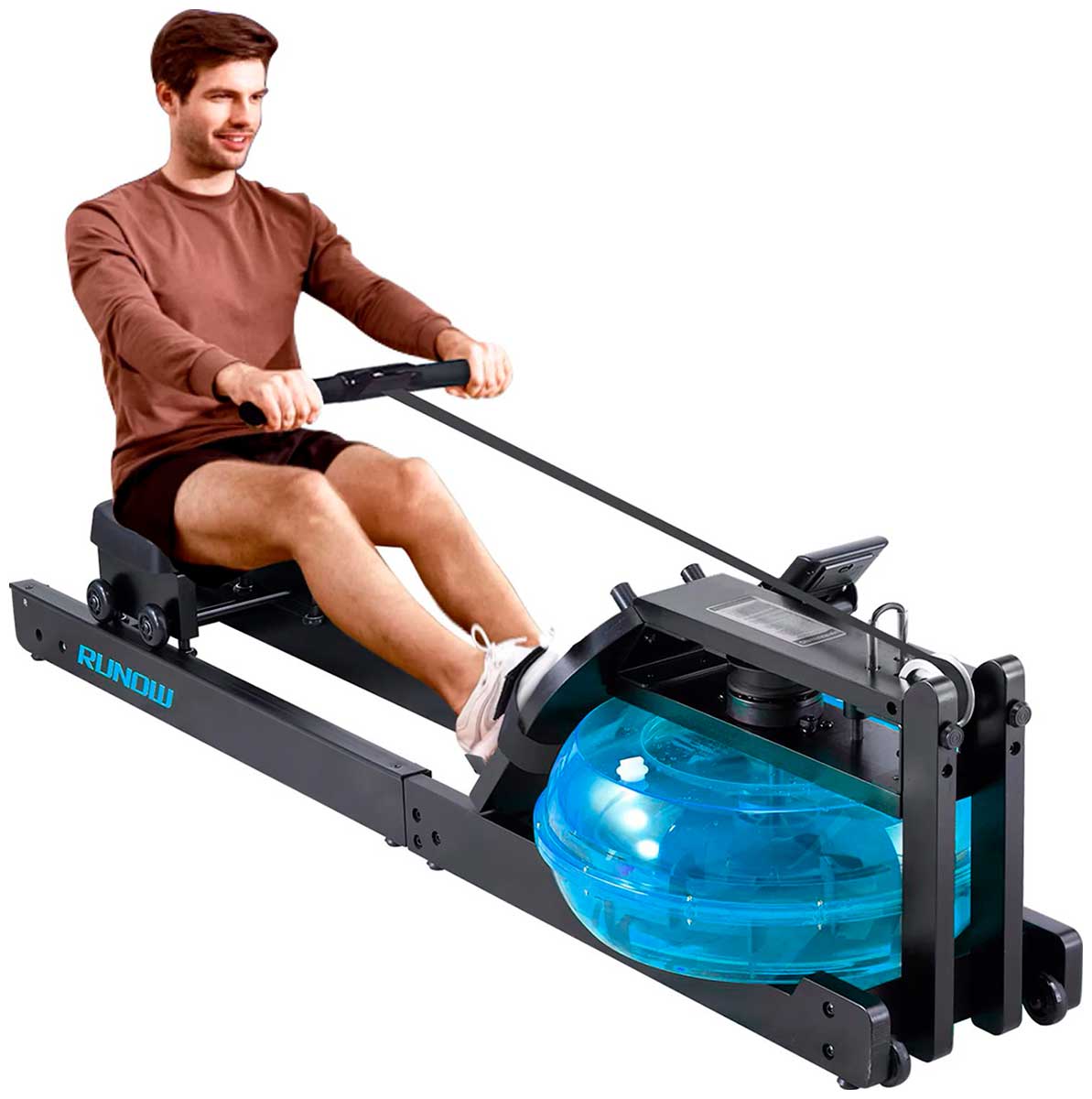 Изображение товара Гребной тренажер DFC RUNOW Black Wood