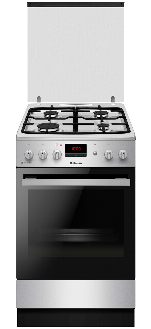 Изображение товара Газовая плита Hansa FCGX522222H с духовкой 58 л 4 газовые горелки