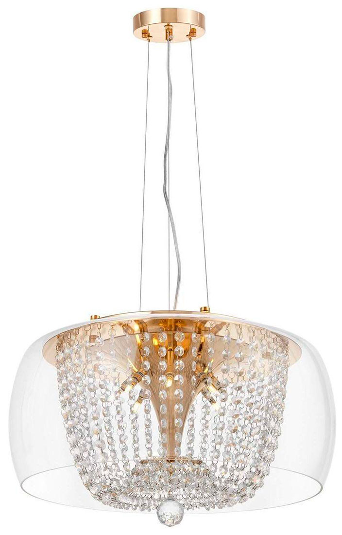 Изображение товара Подвесной светильник Lumina Deco Disposa LDP 7018-500 PR+F.GD