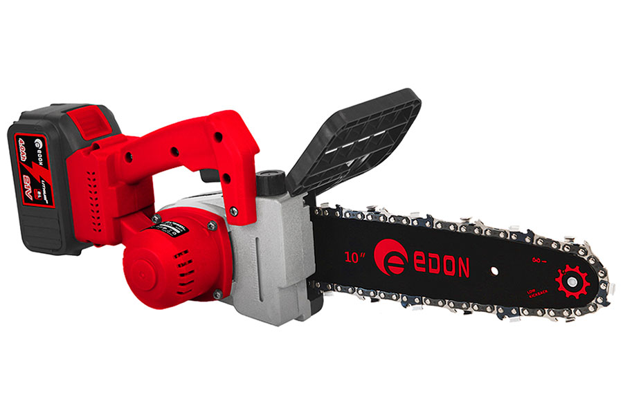 Изображение товара Аккумуляторная цепная пила Edon UCS-21/25BL с 25 см шиной бесщеточный мотор