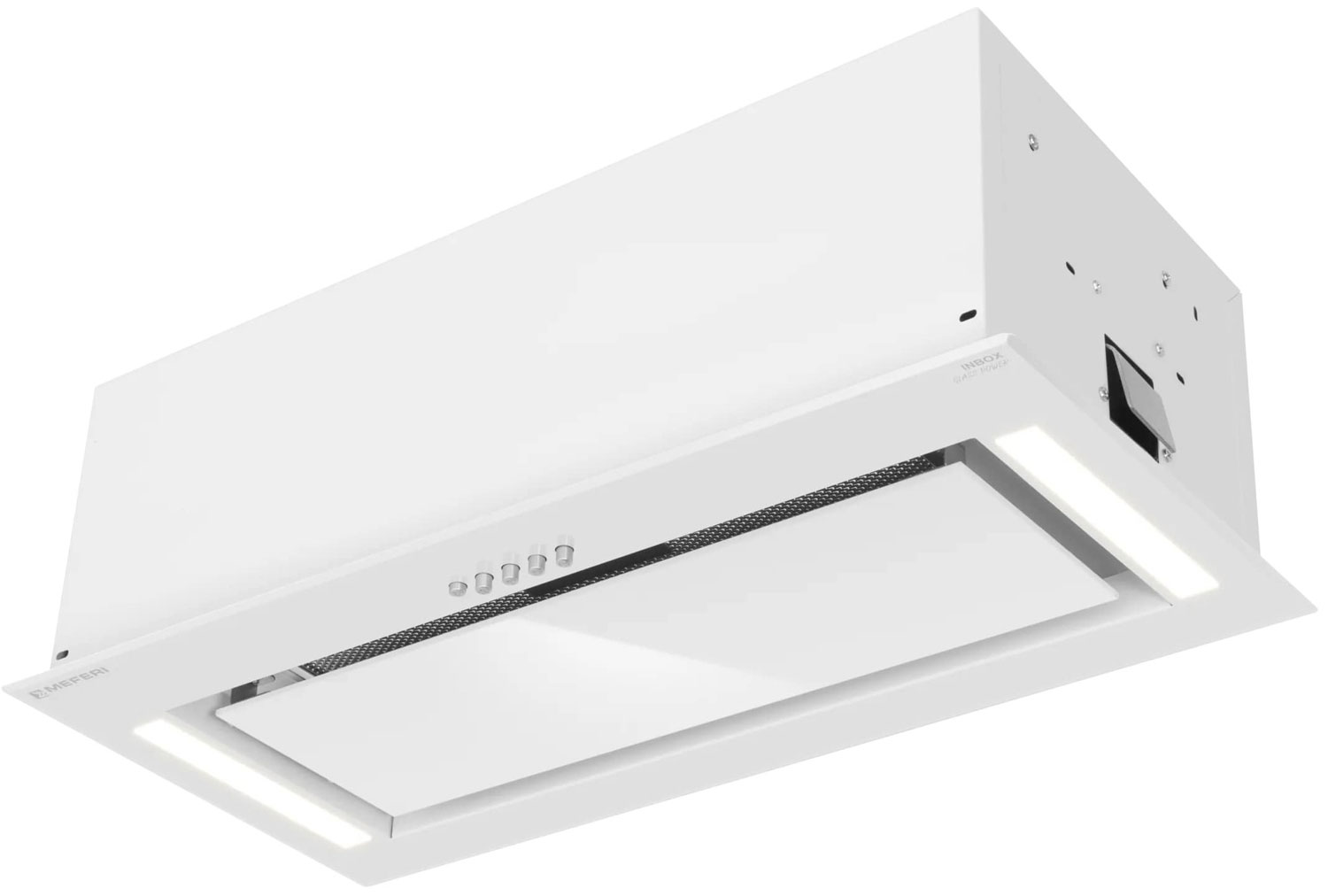 Изображение товара Вытяжка кухонная Meferi INBOX60WH GLASS POWER 900 м3/ч белая