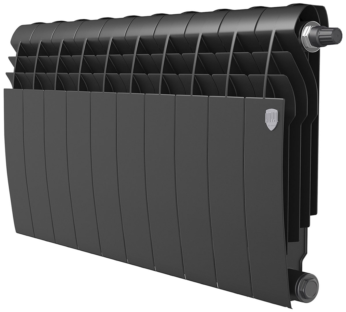 Изображение товара Радиатор биметаллический Royal Thermo BiLiner 350 Noir Sable VR80, 10 секций